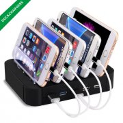 DOCKCHARGERS multi USB charger, 5 USB ports charger with 6A