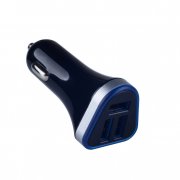 FCC/CE-approved Three USB Ports Car Charger with 5.1A